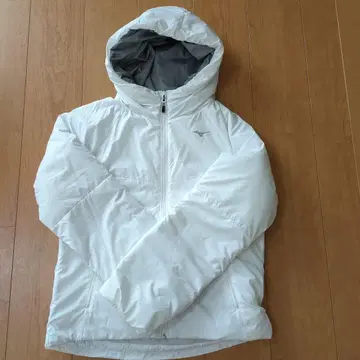 미즈노 프레스서모 충전솜 자켓 화이트 XL