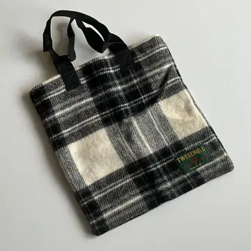 데드스탁 영국제 TWEEDMILL 울 타탄 체크 백