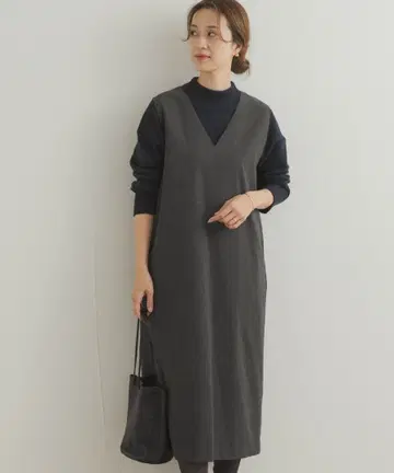 어반 리서치 도어스 [ UR TECH ] 스트레이트 라인 오버롤 스커트