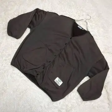 디스커스 애슬레틱 노카라 맨투맨 자켓 속기모 오버 사이즈