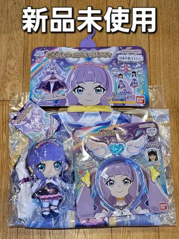 BANDAI 변신 프리츄무 헤어 액세서리 봉제 인형 큐어 마제스티