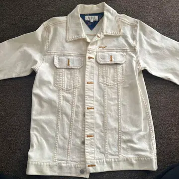 Tommy 화이트 데님 자켓 L 사이즈 남성용