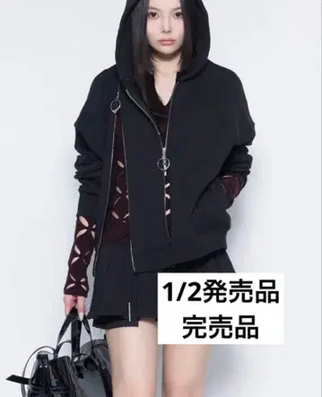 theredthread S w zip hoodie long