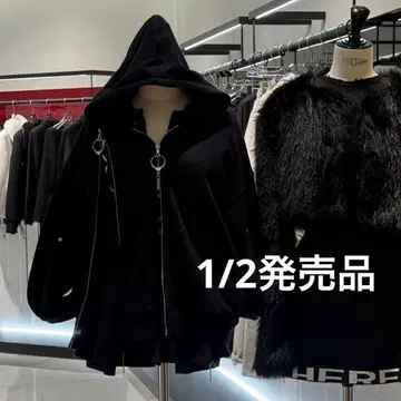 theredthread S w zip hoodie long