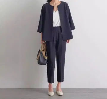 네이비 팬츠 수트 상하의 포멀 졸업식 입학식 여성용 이벤트