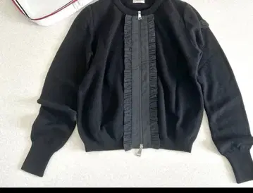 MONCLER 블랙 프릴 자켓