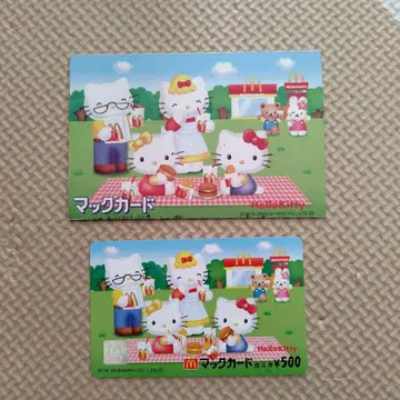 헬로키티 맥카드 초레어 미사용