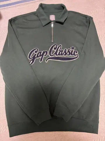 GAP 클래식 하프 지퍼 풀오버 속기모