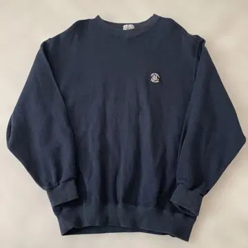 시나코바 SINA COVA 맨투맨 뒷면 자수 네이비 L 사이즈 일본제