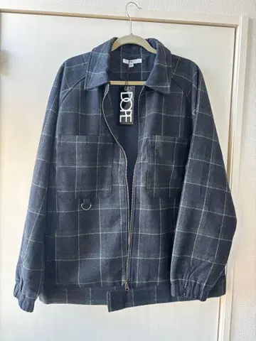 DOPE 타탄 자켓 XL 네이비