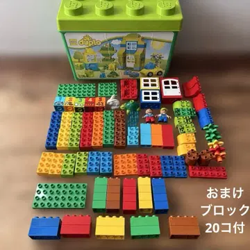 레고 듀플로 덤 포함 미도리 컨테이너 슈퍼 디럭스 블록 세트
