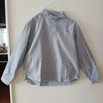 단톤 풀오버 둥근 카라 셔츠 옥스 사이즈 34