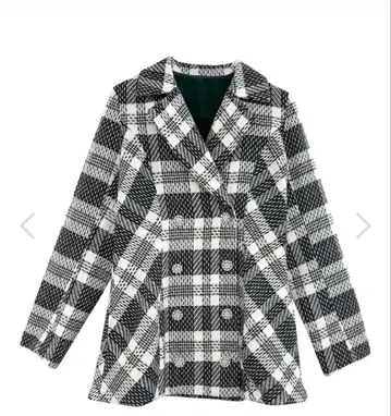 로제 뮤즈 트위드 체크 재킷