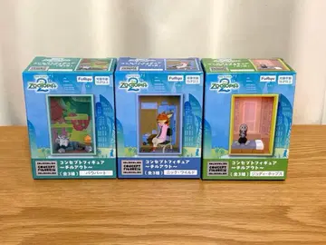 [ 새상품 ] 주토피아2 컨셉 피규어 ~칠아웃~ 3세트