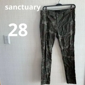sanctuary 카모 패턴 스키니 팬츠 카모플라주 28인치 워크 팬츠