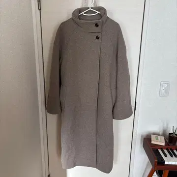 [ 새상품급 ] Ungrid 언그리드 스텐카라 코트 베이지 S 사이즈