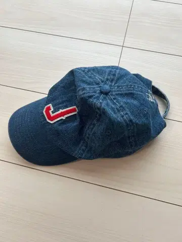 JOHNBULL 데님 캡 자수 로고 포함