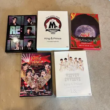 King & Prince 킹프리 라이브 블루레이 Blu-ray 5점
