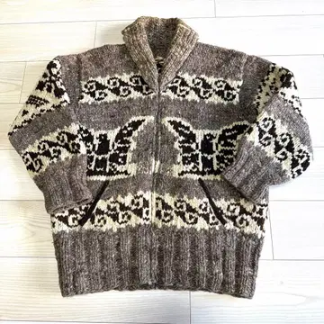 극상 초레어 60s 카우친 스웨터 썬더버드 그레이 L 상당