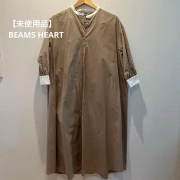 셔츠 원피스 7부 소매 BEAMS HEART