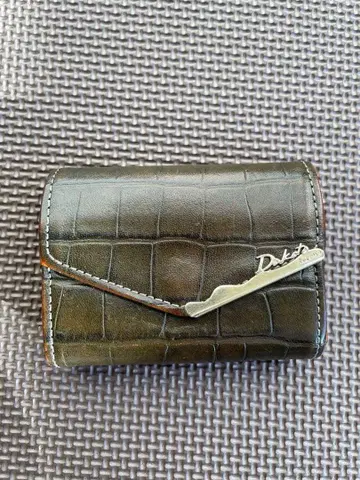 다코타 오스피탈리타 동전 지갑 부착 3단 폴더형 지갑 그린