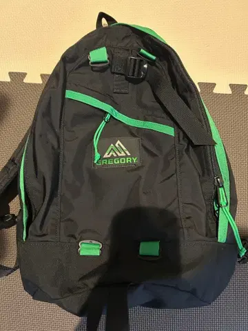 GREGORY 블랙/그린 백팩
