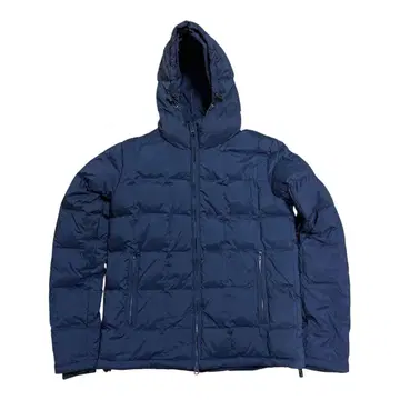 새상품급 Ciarorganic 후드 부착 다운 자켓 M 네이비