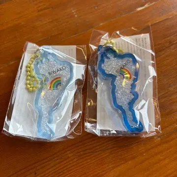 비와호 키링 2개 세트