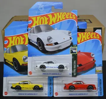 핫휠 포르쉐 911 까레라 RS 2.7 3대 세트 미개봉