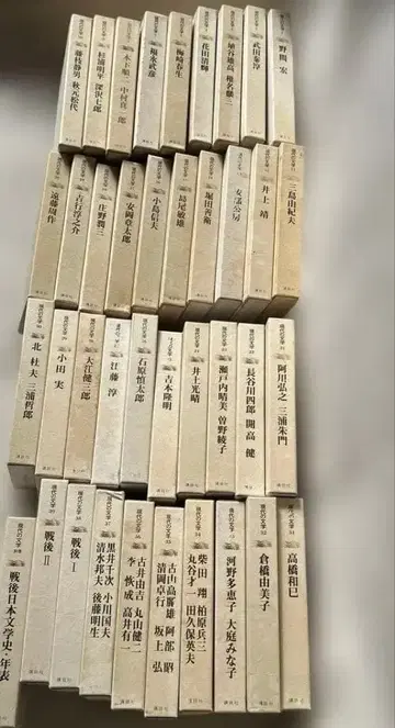 현재의 문학, 코단샤, 전 40권