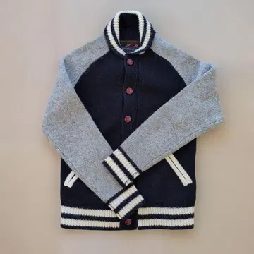 네이비 그레이 가디건 타미힐피거 남성용 S