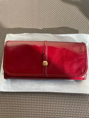 Dakota 쿠폴라 장지갑 가죽제품 와인 레드