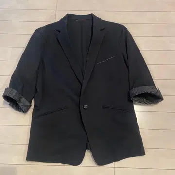 새상품급 니콜 블랙 테일러드 자켓 포멀 캐주얼 사이즈 50