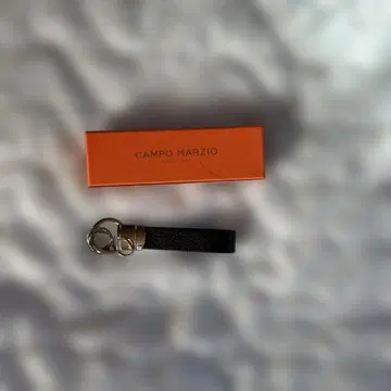 CAMPO MARZIO 블랙 가죽 키링