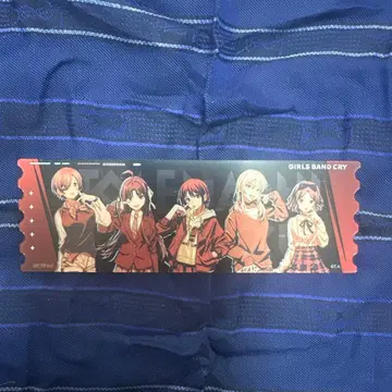 걸즈밴드크라이 중국 팝업 스토어 한정판 티켓풍 아크릴 플레이트