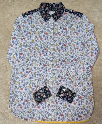 폴스미스 리버티 셔츠 긴팔 꽃무늬 M 올 패턴