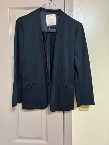 리플렉트 노카라 자켓 다크 네이비