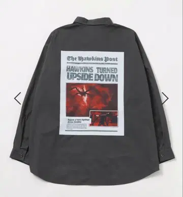 새상품 [ STRANGER THINGS ] 콜라보 그래픽 셔츠 L 사이즈