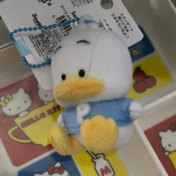 산리오 플로키 마스코트 홀더 오리 페클