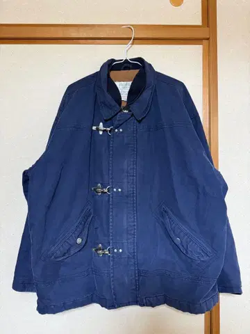 RIFLE 빈티지 워크 자켓 구제 의류 fireman