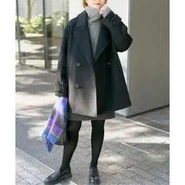 이번 시즌 새상품 Spick&Span S160 비버 P 코트 블랙 36