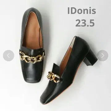 새상품급 IDonis 아도니스 힐 로퍼 골드 체인