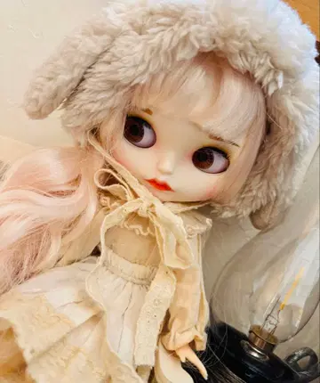 브라이스 인형 본체 의류 + 토끼 귀 모자