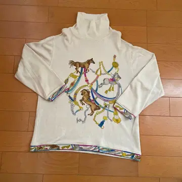 LEONARD 터틀넥 스웨터 L