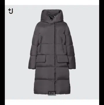 유니클로+J 다운 롱 코트