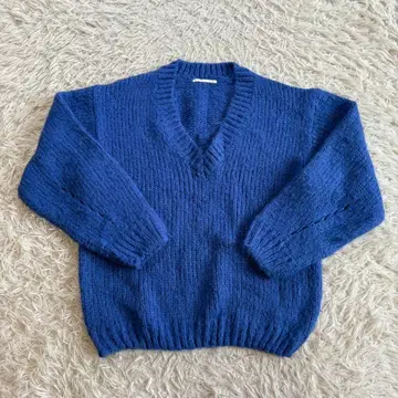 URBAN RESEARCH (어반 리서치) 울 혼방 V넥 니트 스웨터