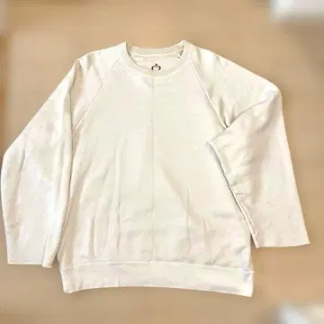 새상품급 SIDE SLOPE 사이드 슬로프 맨투맨 일본제 아이보리