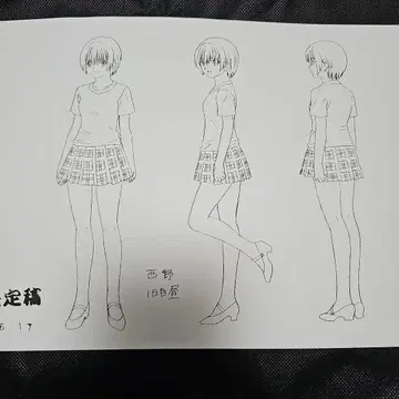 딸기 100% 니시노 츠카사 설정 자료