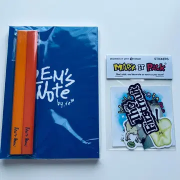 NCT 마크 REM's NOTE 노트 스티커 묶음 판매