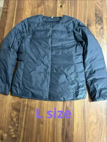 네이비 다운 자켓 L 사이즈